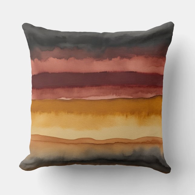 kohlerot und gelb kissen (Vorderseite)