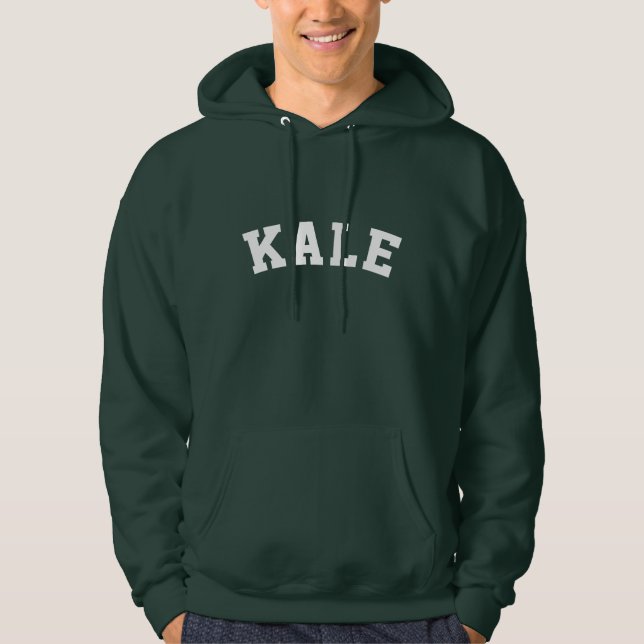 Kohllustiger veganer Hoodie (Vorderseite)