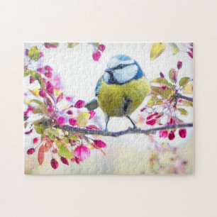 Kohlmeise Frühling Natur Ast Puzzle P