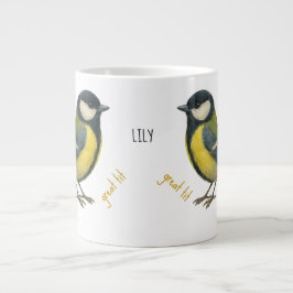 Kohlmeise Personalisierter Vogeltasse Jumbo-Tasse