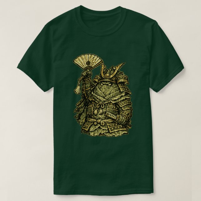Kohloberst — Lustiger Gemüsekommandant  T-Shirt (Design vorne)