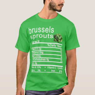 Kohlsprossen Nutrition Facts Erntedank T-Shirt