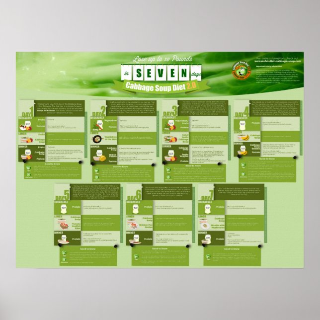 Kohlsuppe Diät 2.0 Plakat (Vorne)