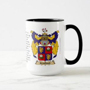 Kohut Familien-Wappen (England) Tasse