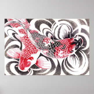 koi02poster16,5by11b poster