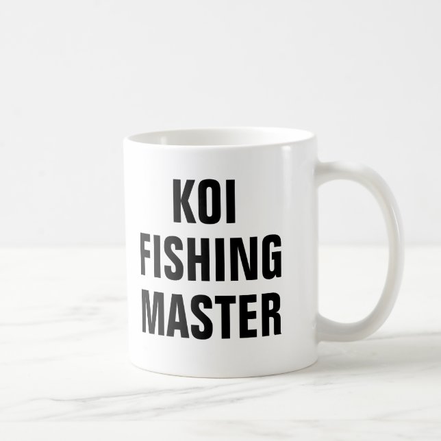 Koi-Angler-Meister Kaffeetasse (Rechts)