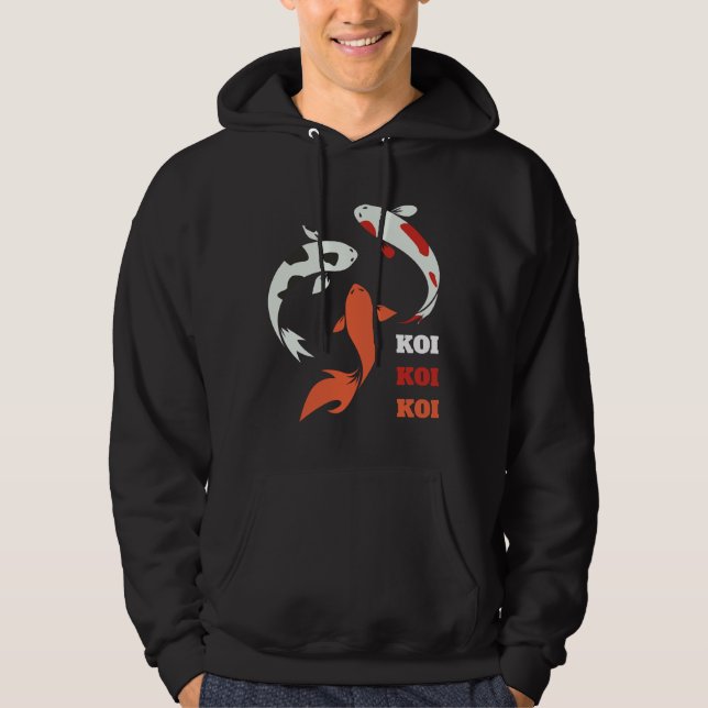 Koi Asian Fish Hoodie (Vorderseite)
