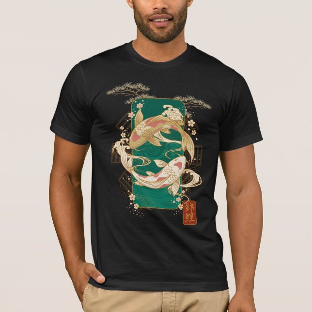 Koi-Aufstieg T-Shirt (Vorderseite)