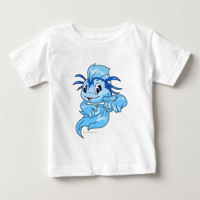 Koi Blau Baby T-shirt (Vorderseite)