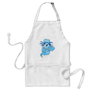 Koi Blau Schürze