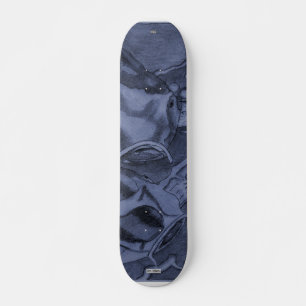 Koi (blau) skateboard