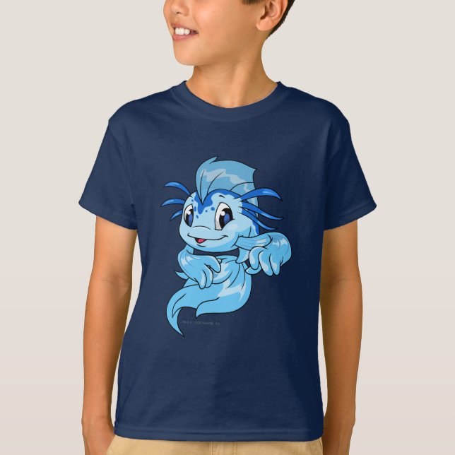 Koi Blau T-Shirt (Vorderseite)