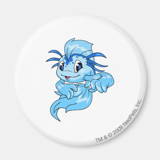 Koi Blue Magnet (Vorne)