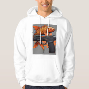 Koi Calibe Fish Design Hoodie T - Shirt