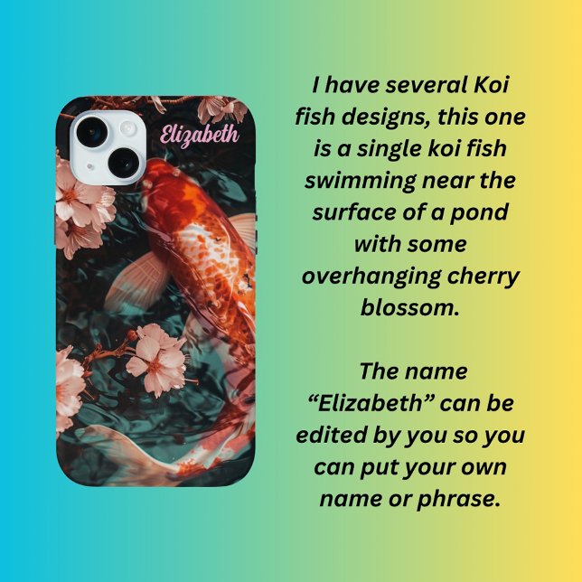 Koi carp Case-Mate iPhone hülle (Von Creator hochgeladen)