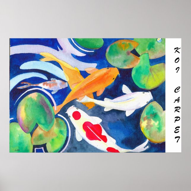 Koi carp et poster (Vorne)