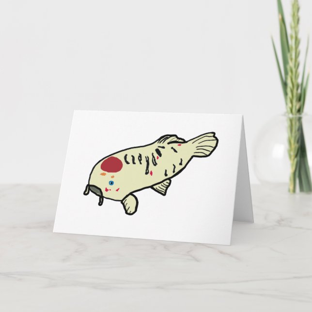 Koi Carp Feiertagskarte (Vorderseite)