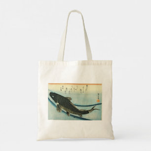 Koi (Carp) - Hiroshige japanische Fischdruckerei Tragetasche
