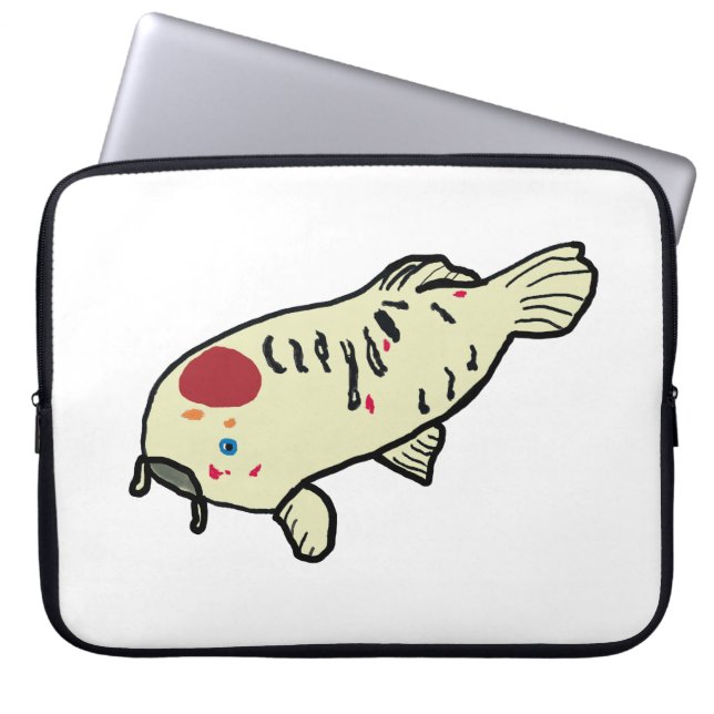 Koi Carp Laptopschutzhülle (Vorderseite)