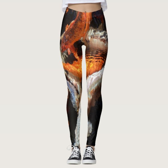 Koi Carp Leggings (Vorderseite)