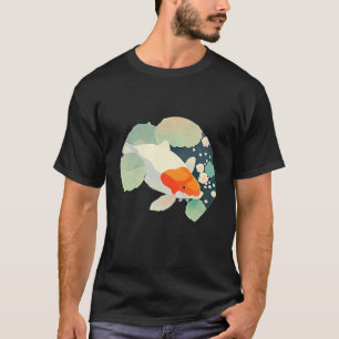 Koi carp nah-lilpad japanischer Kulturlotus T-Shirt