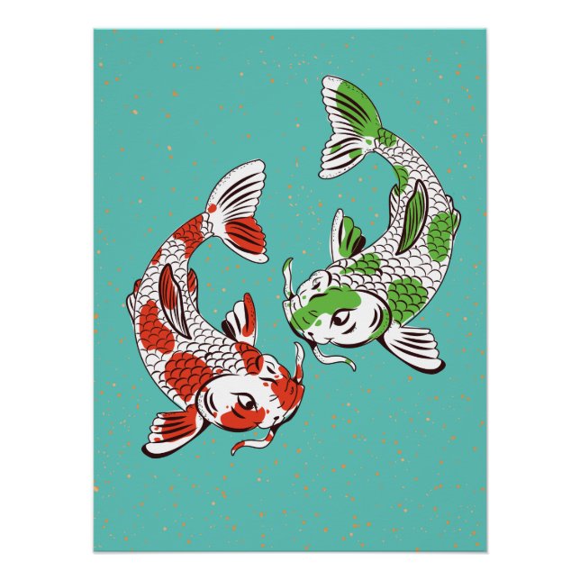Koi Carp Poster (Vorderseite)