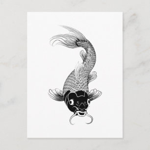 Koi Carp Postkarte