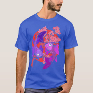 Koi Carp Taisho Sanke Koi Fischteich Sakura Koi Ca T-Shirt