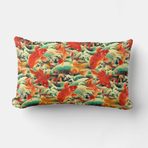 Koi carp Throw Kissen