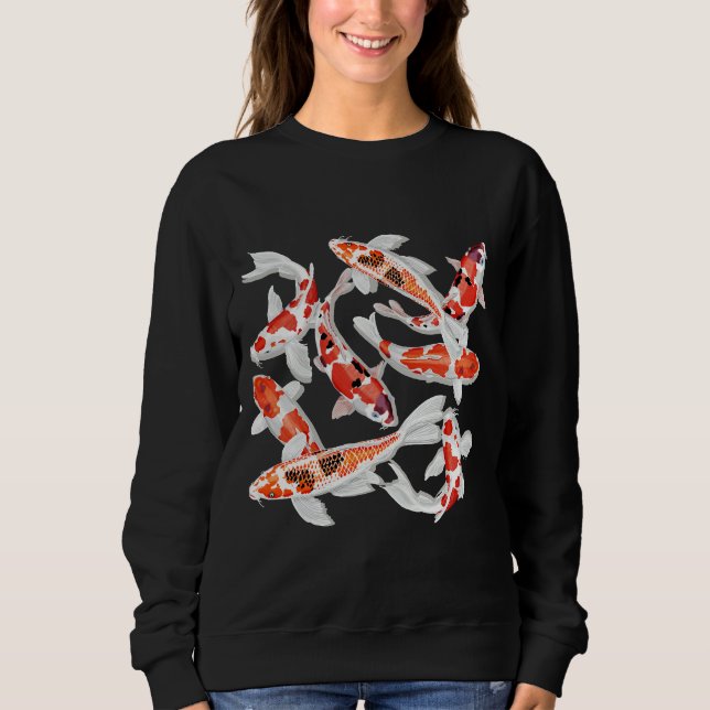 Koi Fisch 321 Sweatshirt (Vorderseite)