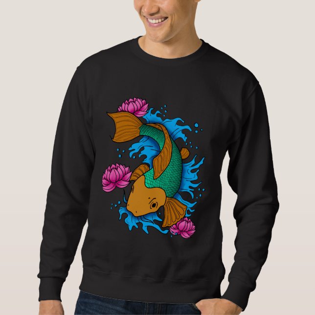 Koi Fisch 328 Sweatshirt (Vorderseite)