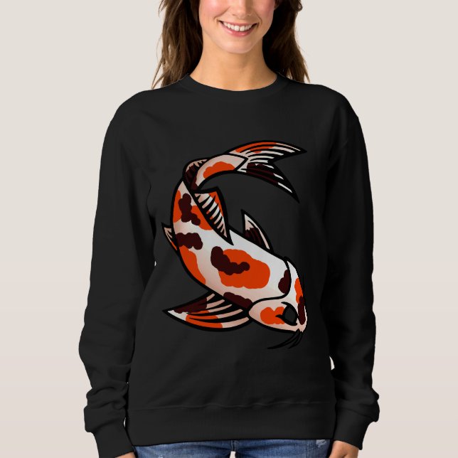 Koi Fisch 839 Sweatshirt (Vorderseite)