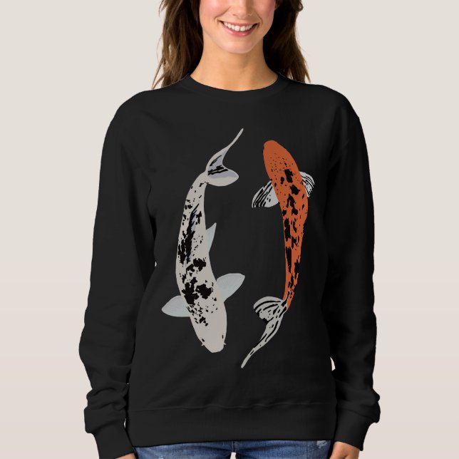 Koi Fisch 845 Sweatshirt (Vorderseite)