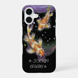 Koi-Fisch-Aura-Elegante-Japanische-Kunst-Handyhüll iPhone 16 Hülle