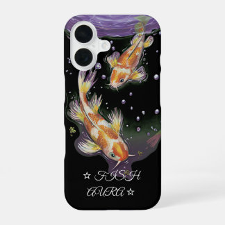 Koi-Fisch-Aura-Elegante-Japanische-Kunst-Handyhüll iPhone 16 Hülle