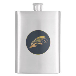 Koi-Fisch-Flasche Flachmann