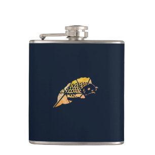 Koi-Fisch-Flasche Flachmann