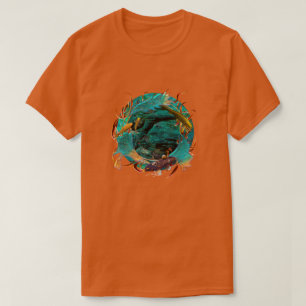 Koi-Fisch "FRIEDLICH SCHWIMMEND" T-Shirt