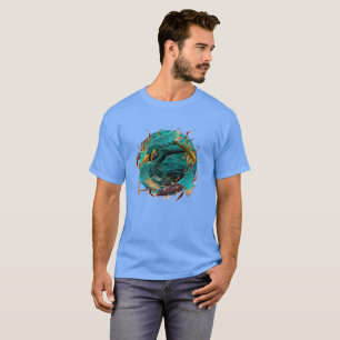 Koi-Fisch "FRIEDLICH SCHWIMMEND" T-Shirt