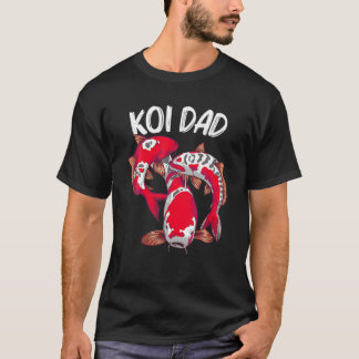 Koi Fisch Geschenk für Vater Männer Japan Koi Karp T-Shirt