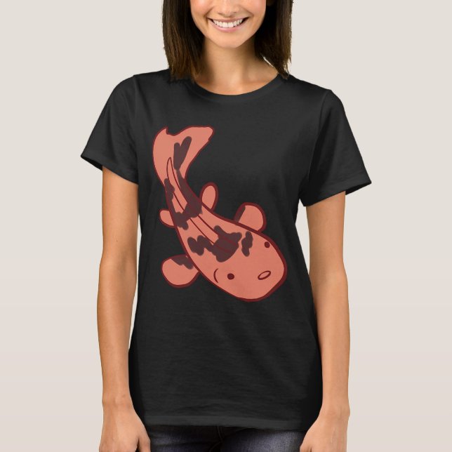 Koi-Fisch-Illustration T-Shirt (Vorderseite)