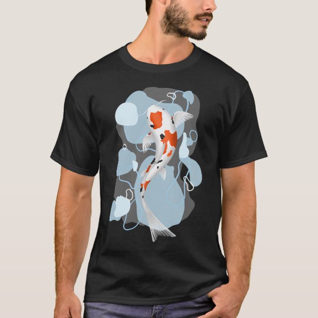 Koi-Fisch im Wasser T-Shirt (Vorderseite)