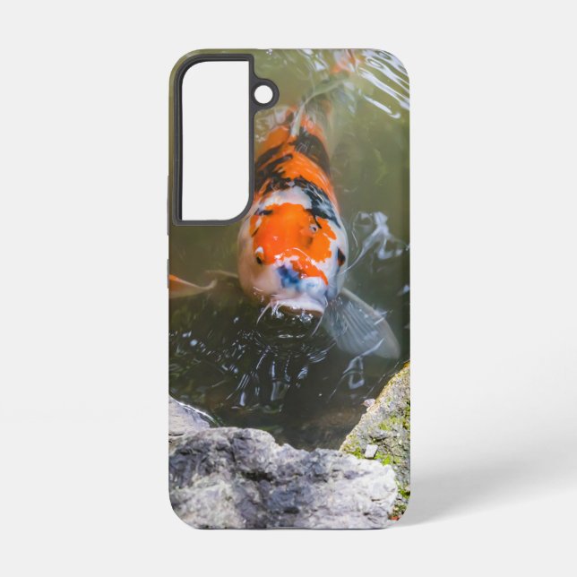 Koi-Fisch in einem Teich Samsung Galaxy Hülle (Rückseite)