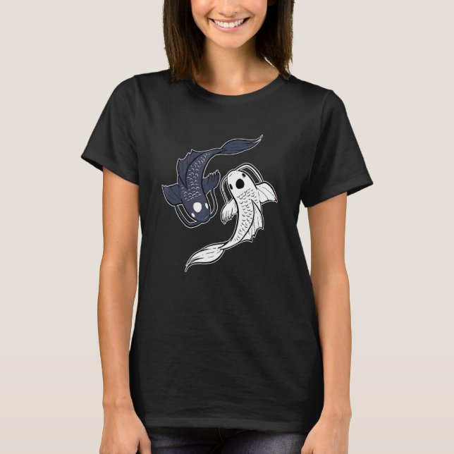 Koi-Fisch Japanisch T-Shirt (Vorderseite)