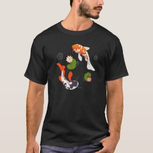 Koi-Fisch Japanischer Koi Karpfen Nishikigoi Japan T-Shirt