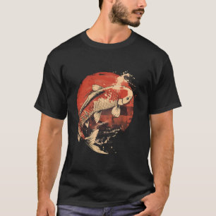 Koi-Fisch Japanischer Koi-Karpfenfisch Nishikigoi- T-Shirt