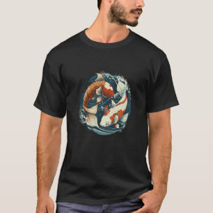 Koi-Fisch Karpfen Nishikigoi ein Symbol der japani T-Shirt
