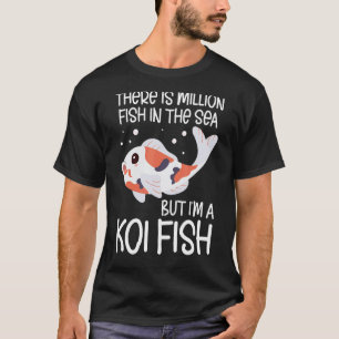 Koi Fisch Karpfen Nishikigoi Fisch Kirschblüte Jap T-Shirt