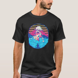 Koi-Fisch Karpfenfischen Japanischer Fischer Retro T-Shirt