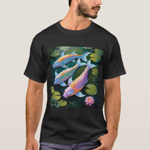 Koi-Fisch-Kunst, Süße Fisch-Cartoon-Geschenke Für T-Shirt